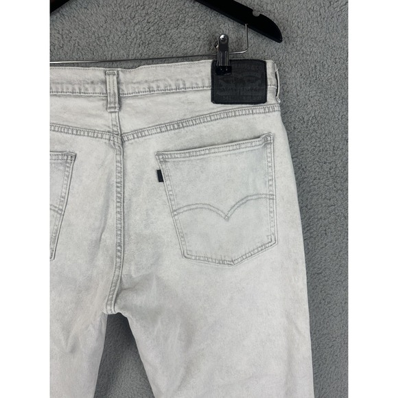 Levis 541 Jeans Mens 36x32 Off White Taper Fit Black Tab Denim Pants Casual Mens